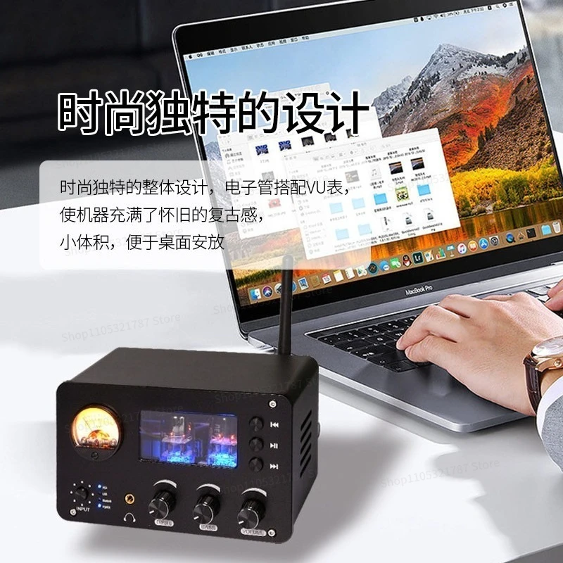 For PJ SA-20 Tube Bluetooth Pre-bile HIFI XLR Balanced Decoding Bile Pre-amplifier Can Be Plugged Into U Disk