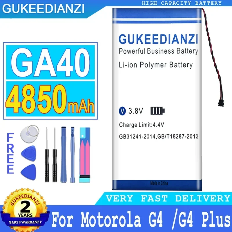 

Аккумулятор GUKEEDIANZI для Motorola, G4, G4 Plus, XT1625, XT1622, XT1642, XT1640, XT1626, XT1644, XT1643, SNN5970A, 4850 мАч