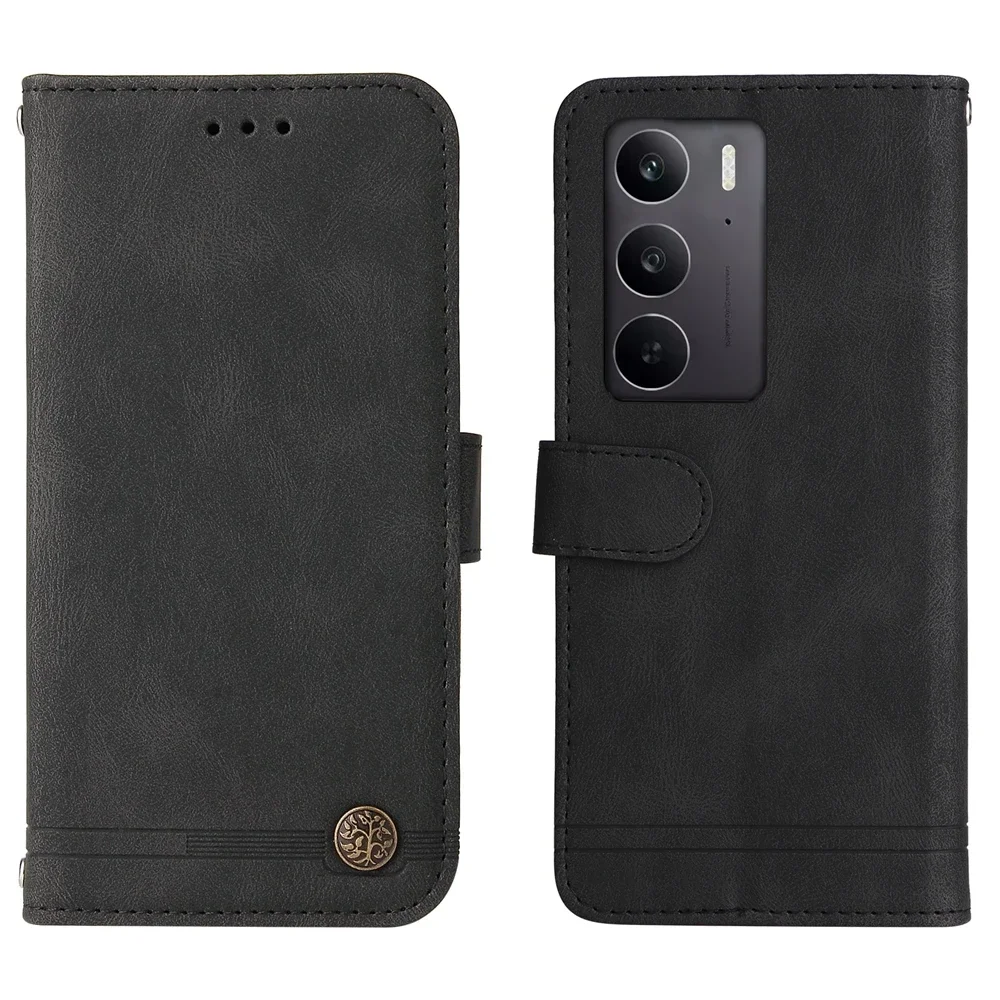 حافظة جلدية مغناطيسية لهاتف OPPO Realme C67 C65 C61 C55 C53 C35 C31 C21 C20 C15 C11 GT 7 Neo 6 5 3 2 SE Pro Flash Narzo 80 Lite 5G #1