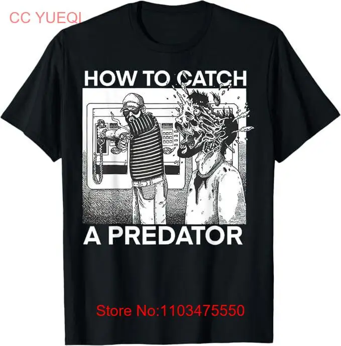 Как ловить футболку в виде хищника, Размер Φ