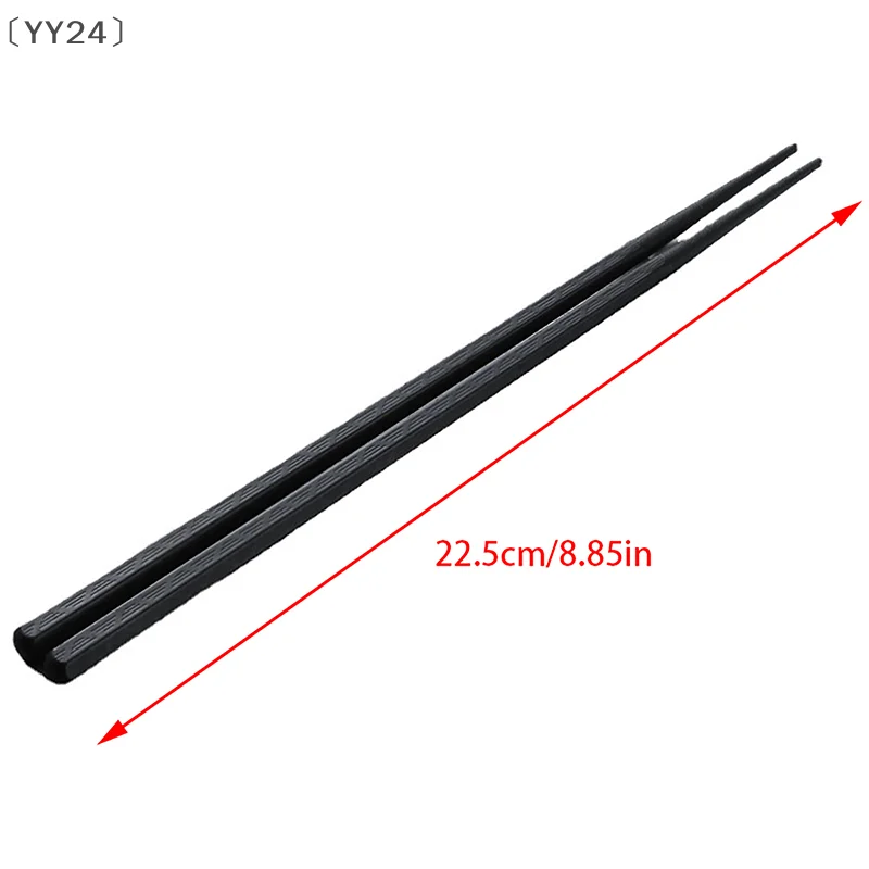 

〔YY24〕1 Pairs Japanese Sushi Food Chopsticks Sticks Reusable Non Slip Dishwasher Safe Bamboo Shape Food Grade Chopsticks