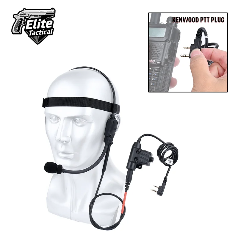 WADSN Tactics True Bone Conduction Наушники MH180-V Охотничьи игровые наушники для интерфейса 7.0PLUG PTT