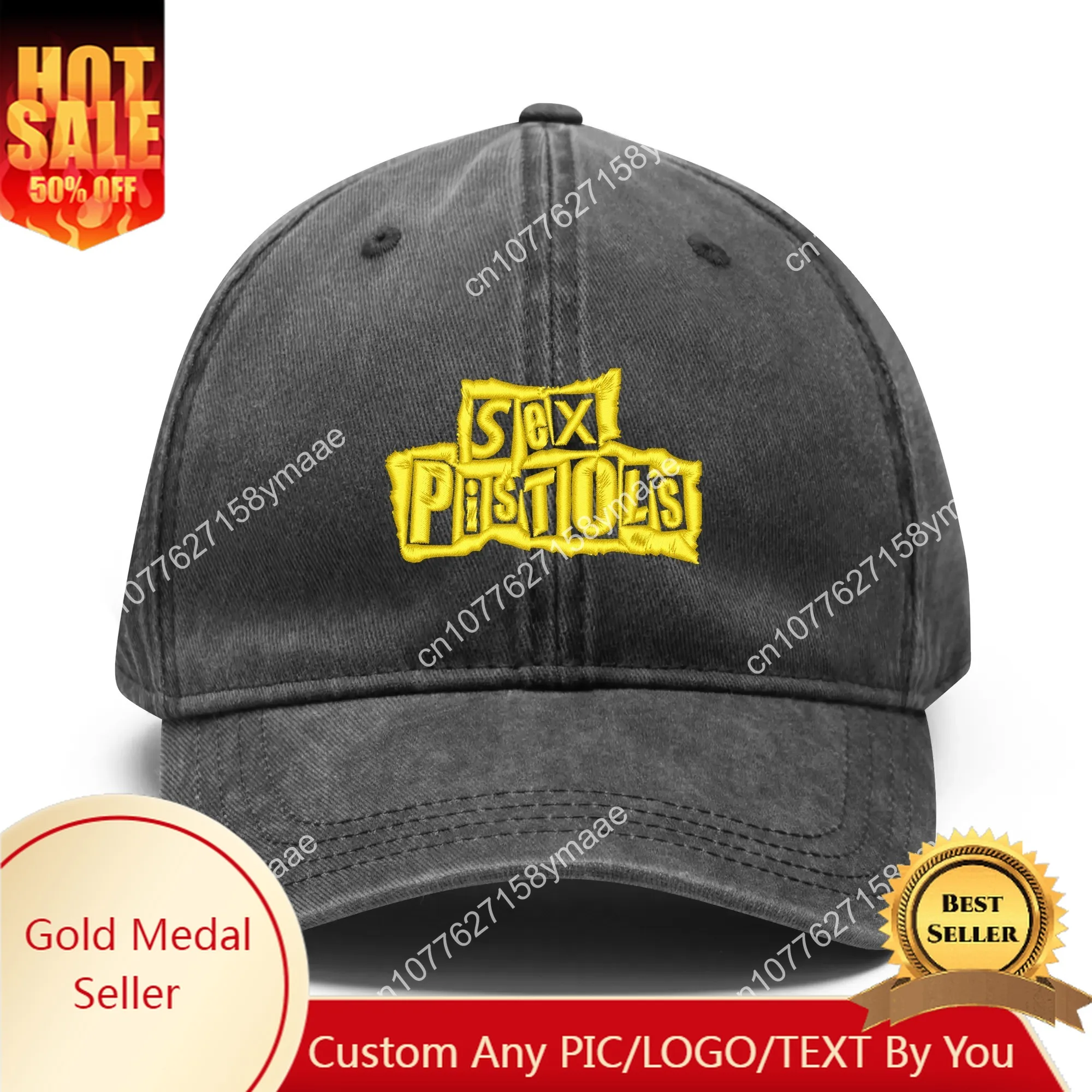 Sex Pistols Embroidery Hats Mens Womens Sports Baseball Hat Hip Hop Customized Made Caps Personalized Text Cowboy Trucker Cap