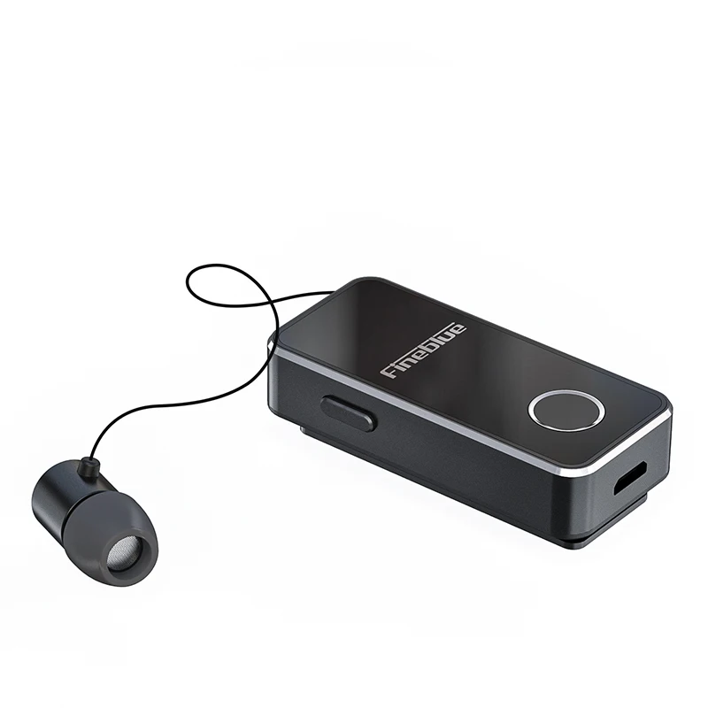 FineBlue F2 Pro calls, Bluetooth earphones, lavalier style, business simplicity, fashion, and telescopic cable vibration