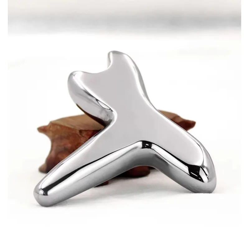 

Shiatsu tool triangular t-stick massager scraping tool whole body scraping physiotherapy tool