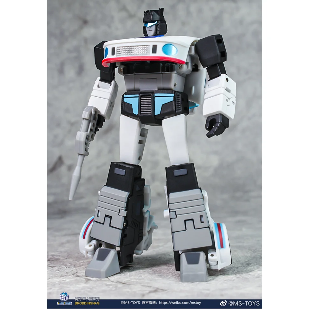 Imagem -03 - Nova Transformação Magic Square Ms-toys Msb35 Ms-b35 Msb35a Jazz Blues Anime Robot Model Action Figure Toy com Adesivo