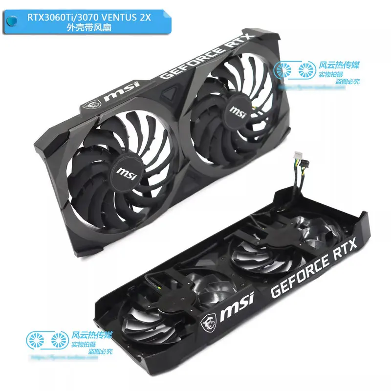 New the Shell Fans for MSI RTX3060 RTX3060Ti RTX3070  VENTUS 2X Graphics Video Card