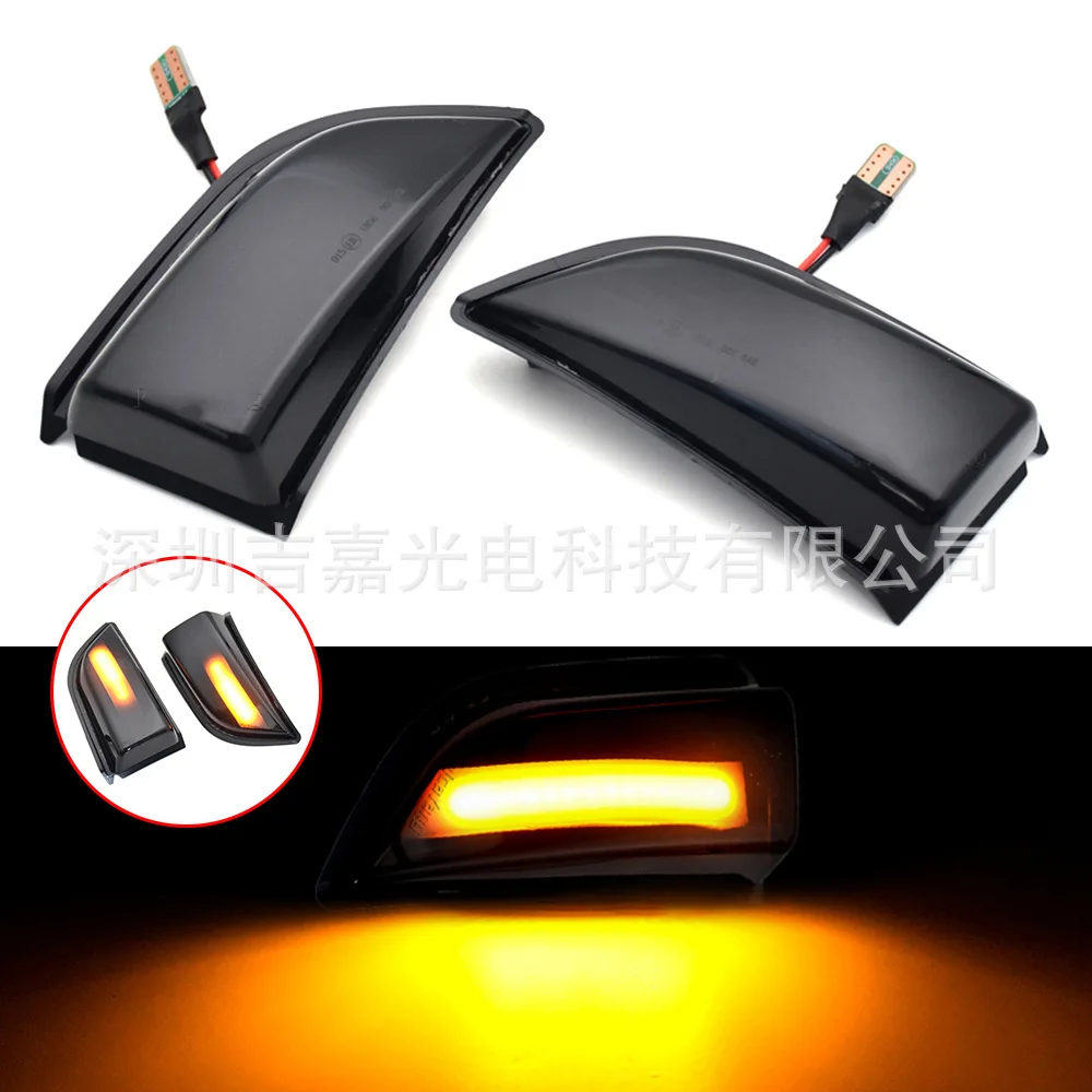 For Volvo 08-13 XC60 reversing mirror light rearview mirror LED running water turn signal side light.signal lamp assembly.