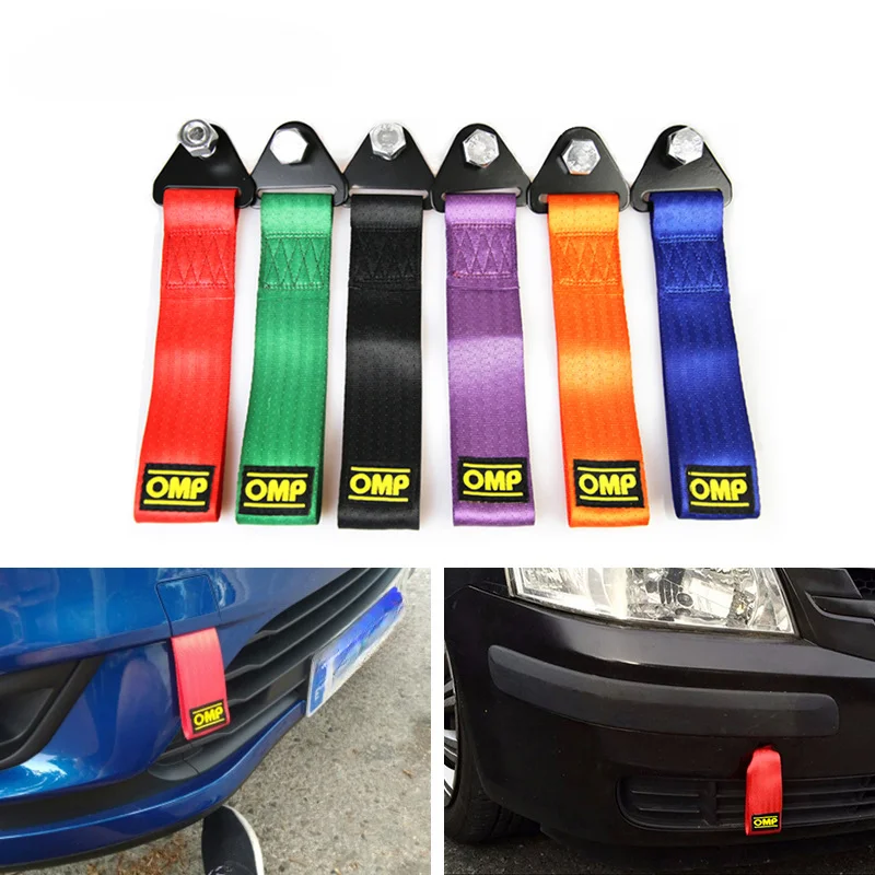 Heavy-Duty Nylon Tow Strap: Universal Car Racing Tow Ropes for Maximum Bumper Trailer Towing Strength