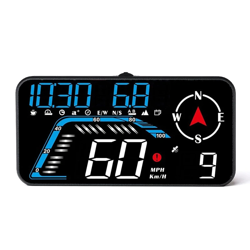 G12 HUD Head-Up Display GPS Car Display Speeding Alarm Driving Speed Universal