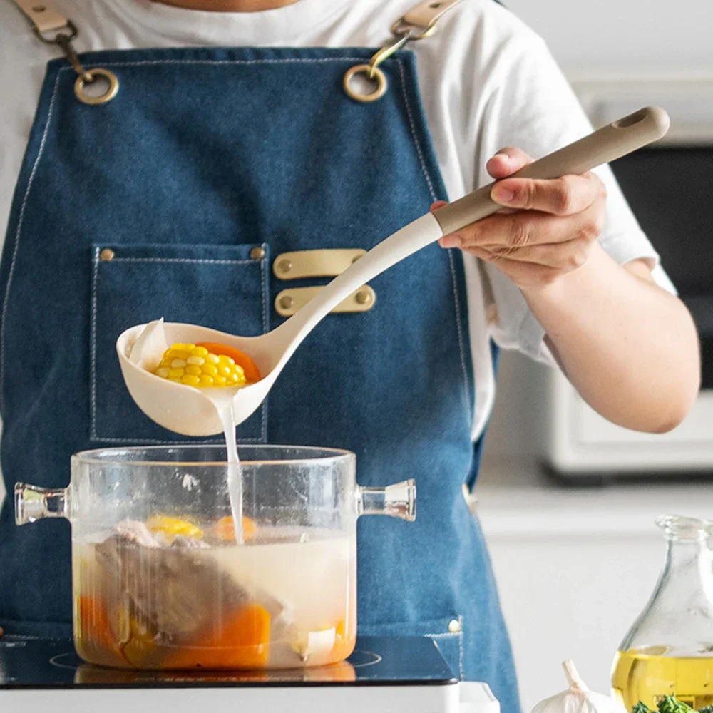 1/10Pcs Silicone Kitchenware Set Shovel Soup Spoon Spaghetti Claw Cooking Set Household Kitchen Tool Set Dishwasher Safe