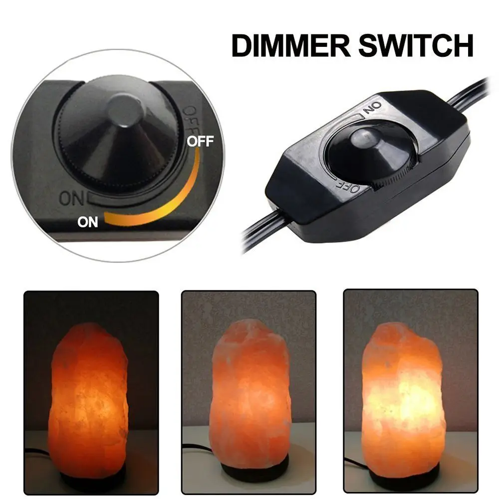 

Salt Lamp Cord and Bulb with Dimmer Switch,Original Replacement Cord Bulb for Salt Rock Lamps