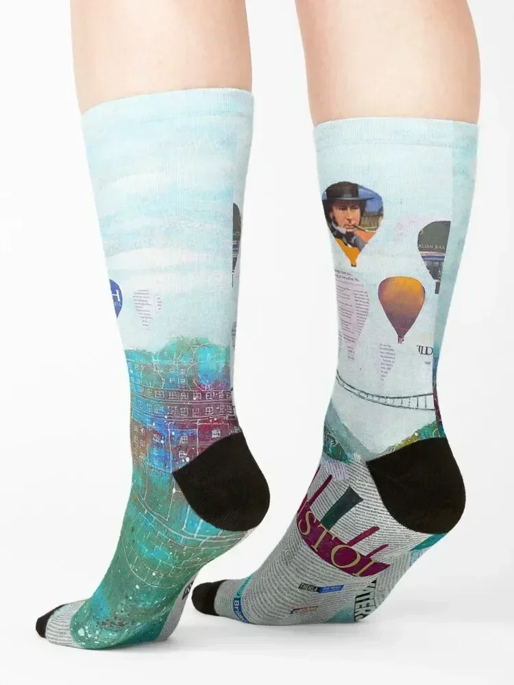 Wow! Bristol Socks sheer snow christmas stocking football Socks For Women Men's