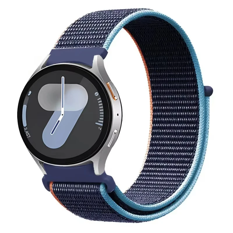 

Нейлоновый ремешок-петля для Samsung Galaxy Watch 6 4 7 classic/5 Pro/active 2/Gear S3 20 мм/22 мм браслет Huawei watch GT6/6pro 2e 3pro