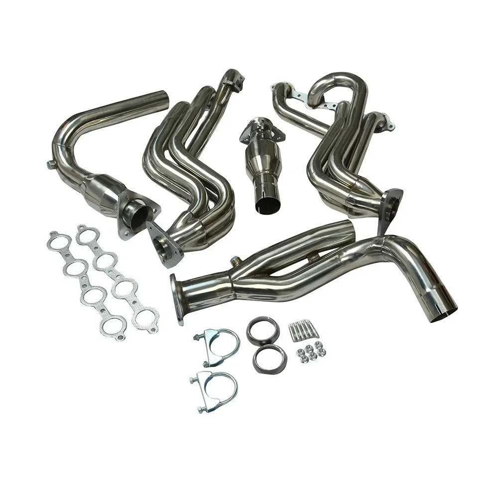 

Комплект прокладок выпускного коллектора для GMC Chevy GMT800 V8 Silverado Sierra 4.8L 5.3L 6.0L 1999-2006 годов выпуска и Y-образной трубы
