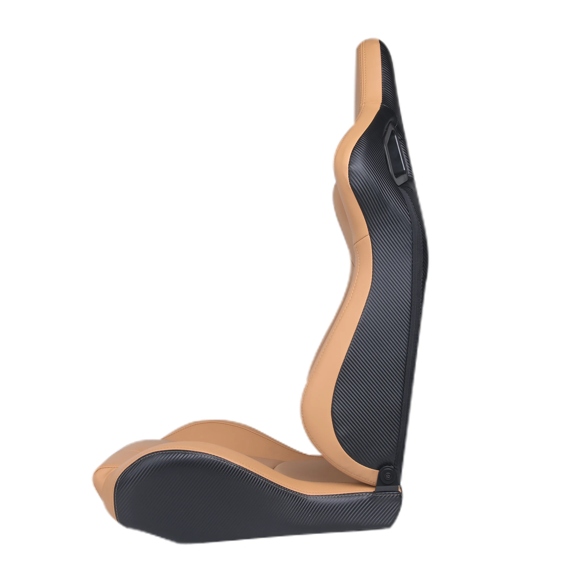 1041 Beige Universal High Quality Leather Racing Simulator Adjustable Bucket Seats For Car Sim Racing Seats view 3