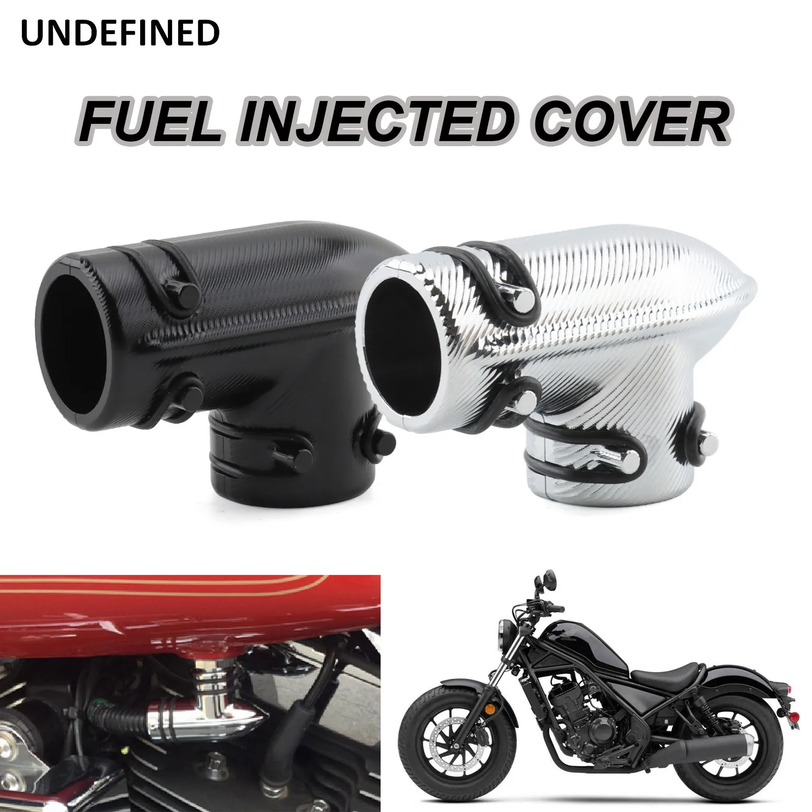 

Motorcycle Fuel Injected Cover Black/Chrome For Harley Touring Road King Sportster XL 883 1200 Dyna Low Rider Softail Fat Boy