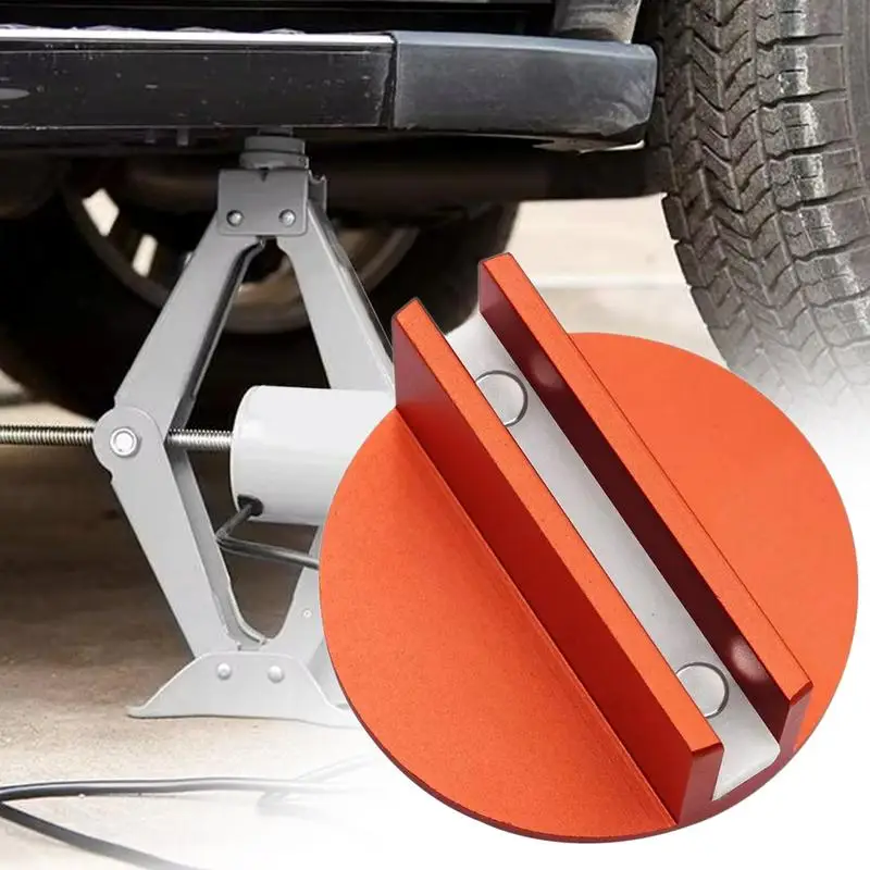 Universal Magnetic Jack Pad Weld Frame Rail Adapter Magnet Aluminum Slotted Jack Puck Pinch Weld Frame Rail Adapter for Car
