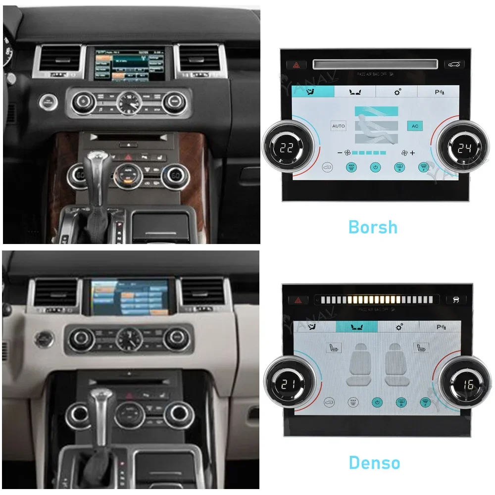 AC Panel LCD Climate Denso Host IPS Touch Screen Air Conditioning Board Range Rover Sport L320 2009-2013