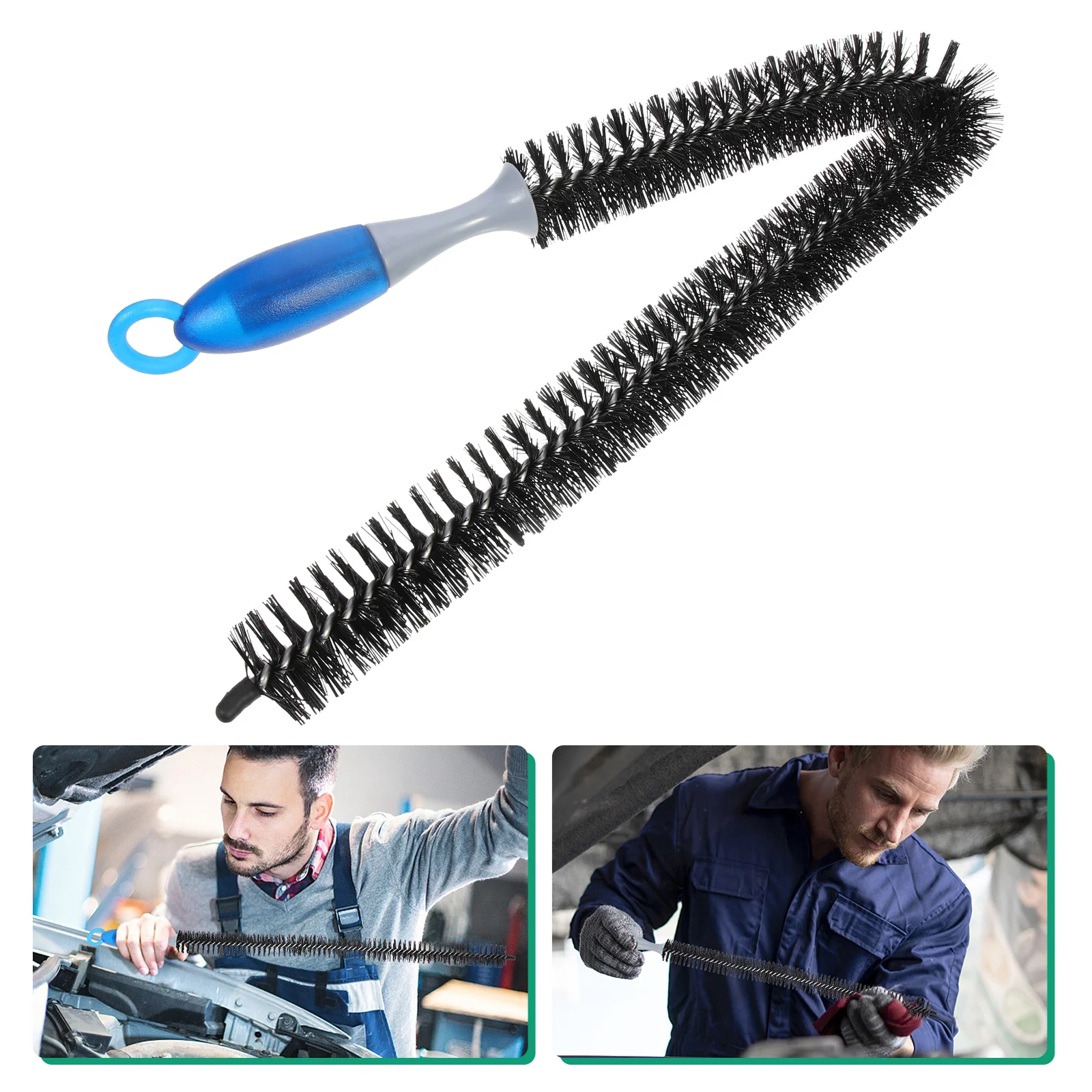 Engine Cleaning Brush Vent Radiator Cleaner Long Flexible Duster Multipurpose Refrigerator