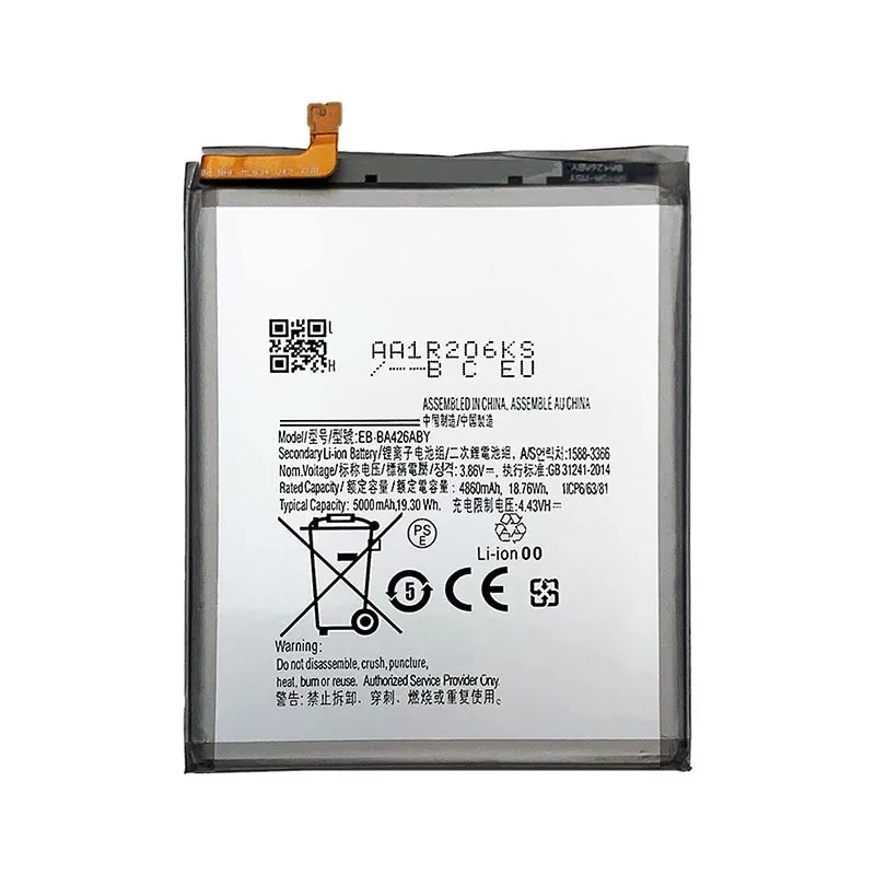 For Samsung Galaxy A72 5G 5000 mAh 3.86V Li-ion Battery (A725 ) (EB-BA426ABY)