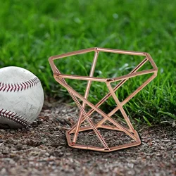 Soporte de béisbol de Metal, soporte de exhibición para pelota de Golf, pelota de tenis, regalo de Softbol, soporte de béisbol/softbol de acero al carbono