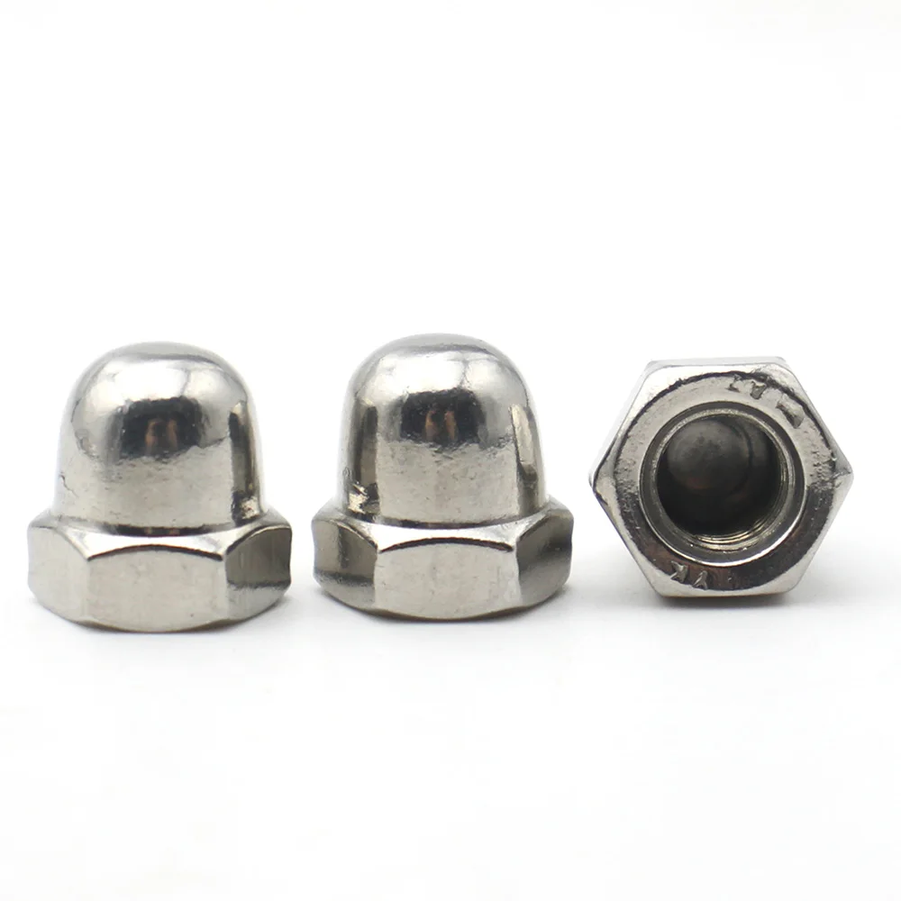 

304 Stainless Steel Acorn Cap Nuts Dome Head Decorative Hex Nut for Bolts Furniture M3 M4 M5 M6 M8 M10 M12 M14 M16 M18 M20-M24