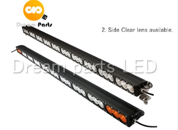 single row 300w 50 Inch Curved Led Light Bar for 4X4 Offroad tracktors