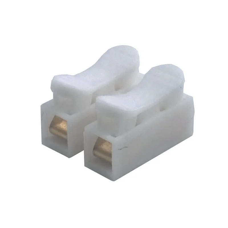 50pcs high quality Self-locking Quick Connector Splice No Welding Jack Socket Cable Clamp Terminals Wire Adapter Blocks