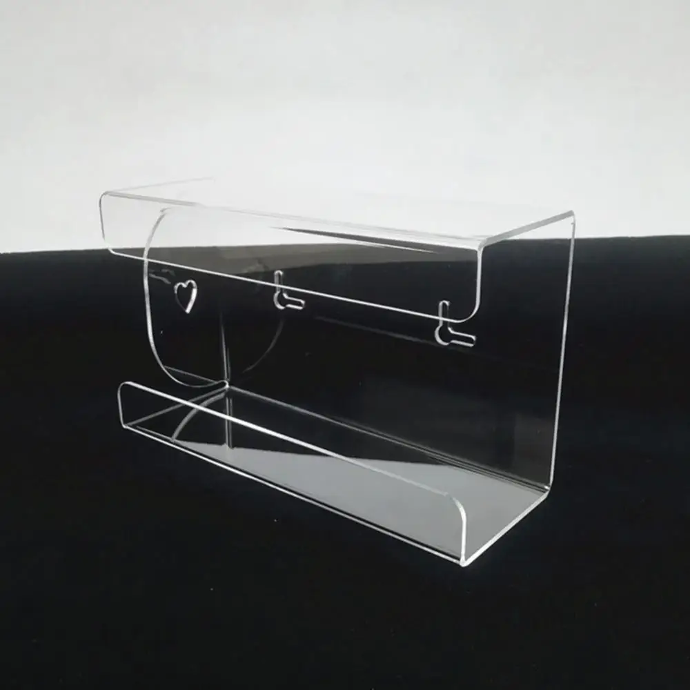 Kitchen Transparent Acrylic Wall Mounted Disposable Gloves Storage Box Organizer