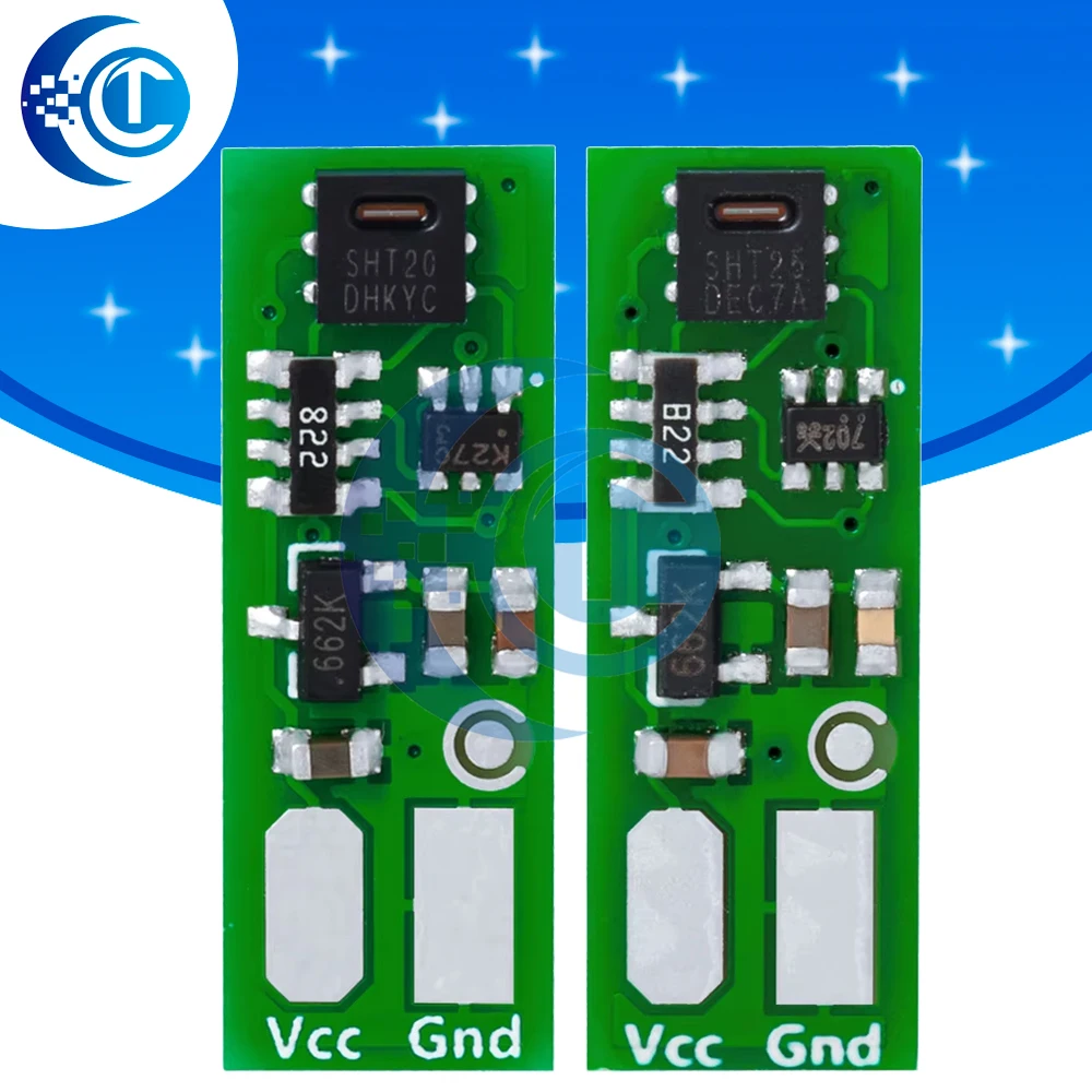 

Датчик температуры и влажности Схема печатной платы Pinboard SHT20 SHT25 Двусторонняя плата переключателя