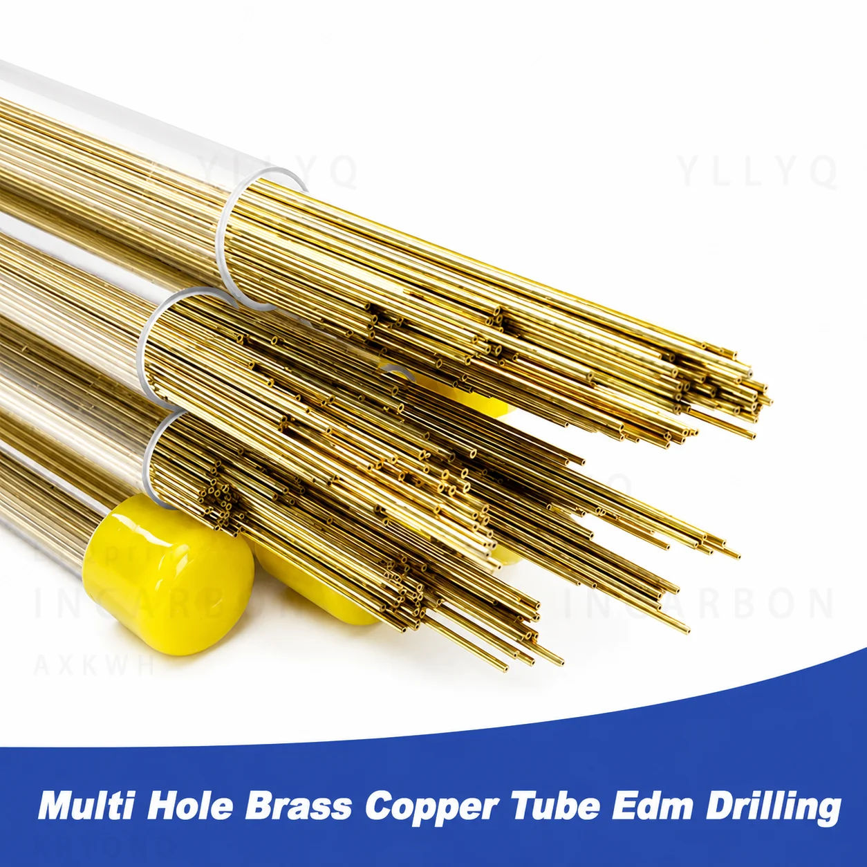 Single Hole EDM Brass Copper Tube Electrode Wire Cutting EDM Drilling Tube Slow Running EDM Accessories Piercing Consumable Tool