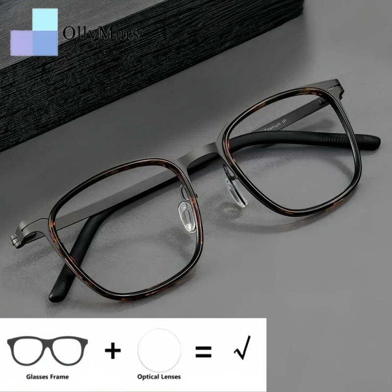 

OLLYMURS Ultralight Retro Round Men's Optical Prescription Glasses Blue Light Blocking Photochromic Small Eyeglasses Women 270