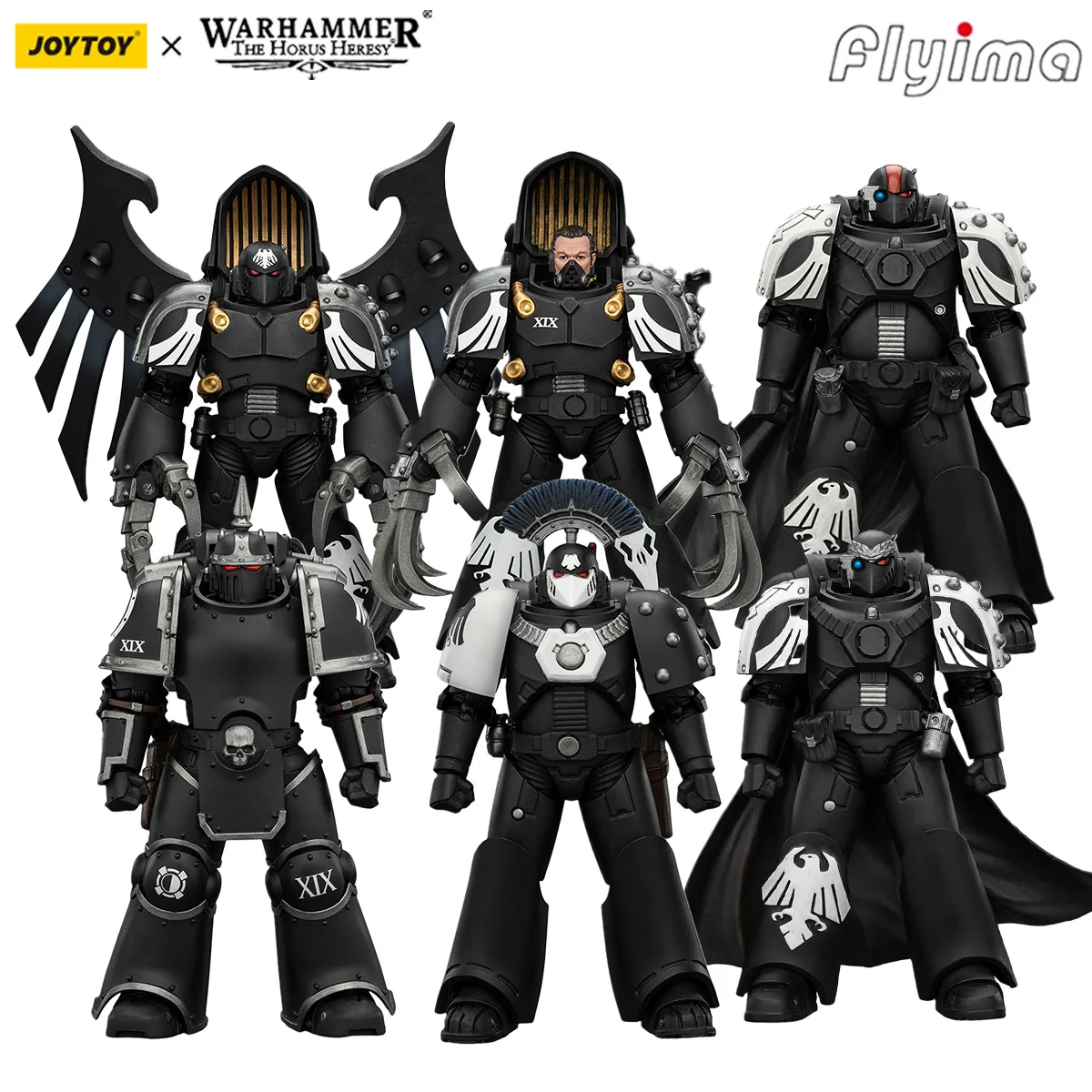

Предзаказ: Фигурка JOYTOY Warhammer The Horus Heresy 1/18, Raven Guard Dark Fury, набор из 6 моделей