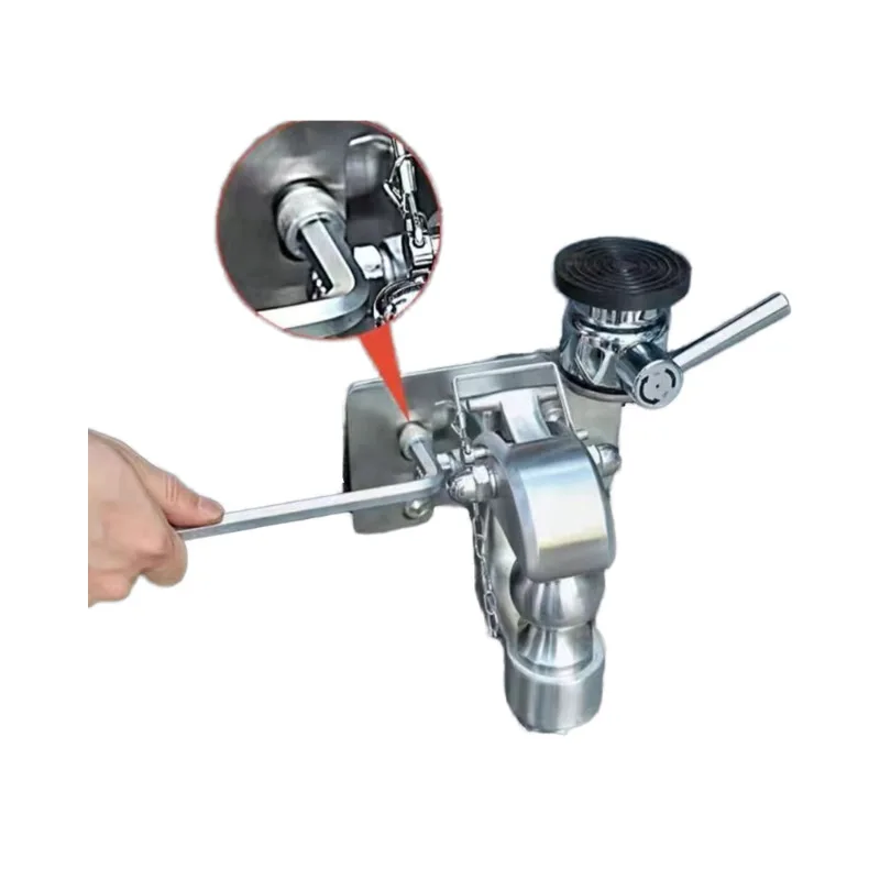 Fuel tank 300 steel trailer hook with ball hook