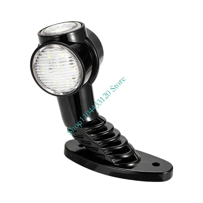 Truck Turn and Side Marker Lamp with Integrated Mounting Base for 12V