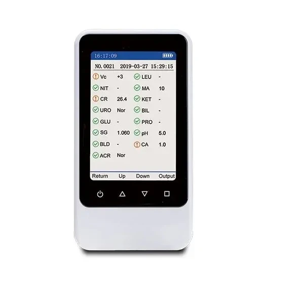 

UC-32B Vet Portable Urine Analyzer Automatic Palmtop Strip Auto Recognize Urine Chemical Machine For Veterinary Use