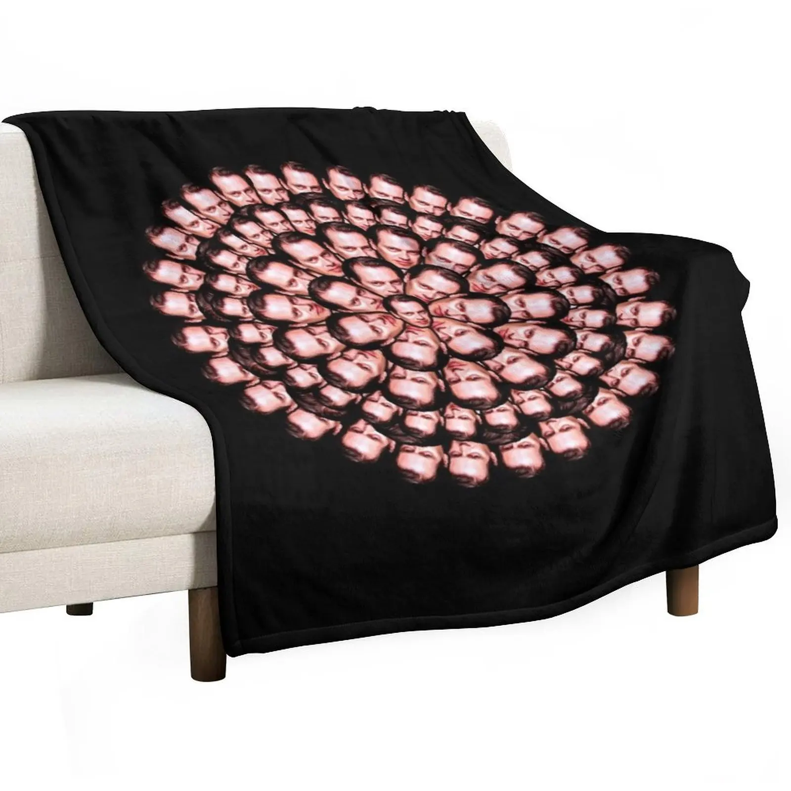 Steve Buscemi Collage galaxy art design Throw Blanket Bed covers Personalized Gift bed plaid valentine gift ideas Soft Blankets