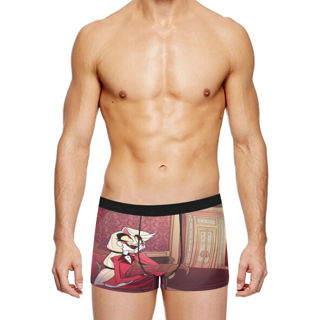 Hazbin-Hotel Men Underpants Man Breathable  Boxer Shorts Men's Panties Underwear Gift