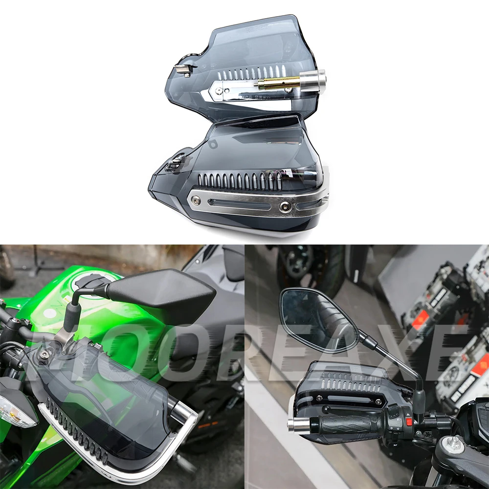 Motorcycle Hand Guard Windshield LED Motocross Dirt Bike Accessories For SUZUKI gn 125 gladius 650 katana gsx600f gsx750f gs 500