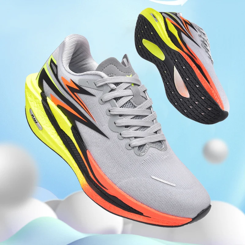 Men's Running Shoes Breathable Cushioning Non-Slip Outdoor Sports Jogging Shoes Couple Trainer Race Sneakers Off-road Shoes - view 2