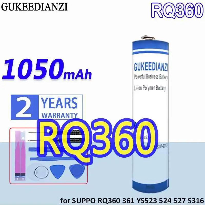 

Аккумулятор большой емкости 1050 мАч для бритвы Suppo RQ360 361 YS523 524 527 S316