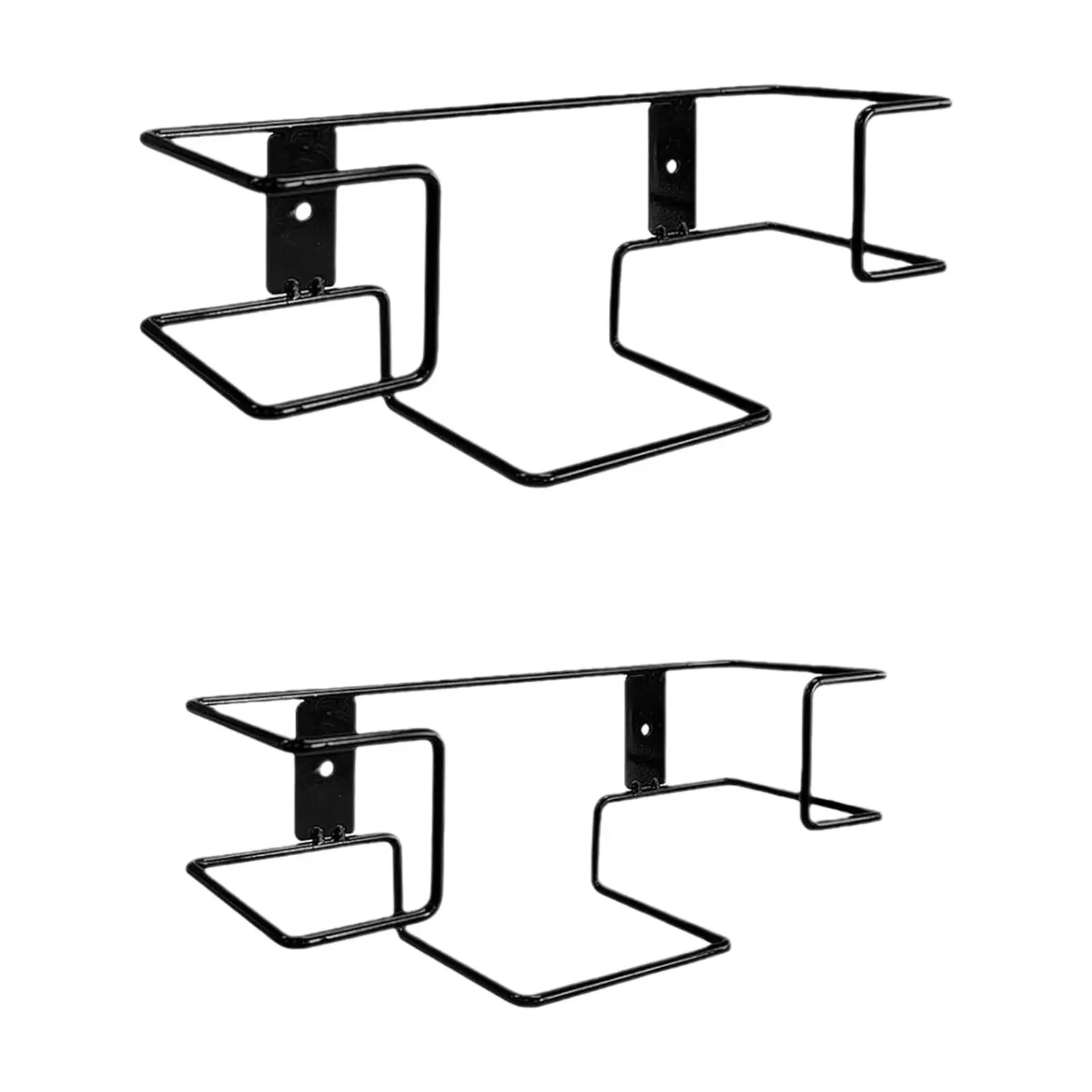 2 Stück Einweg-Handschuhspender, vielseitige Wandmontage, Drahtregal, Box, Metall-Handschuhregal für Garage, Restaurant, Salon, Küche, Büro