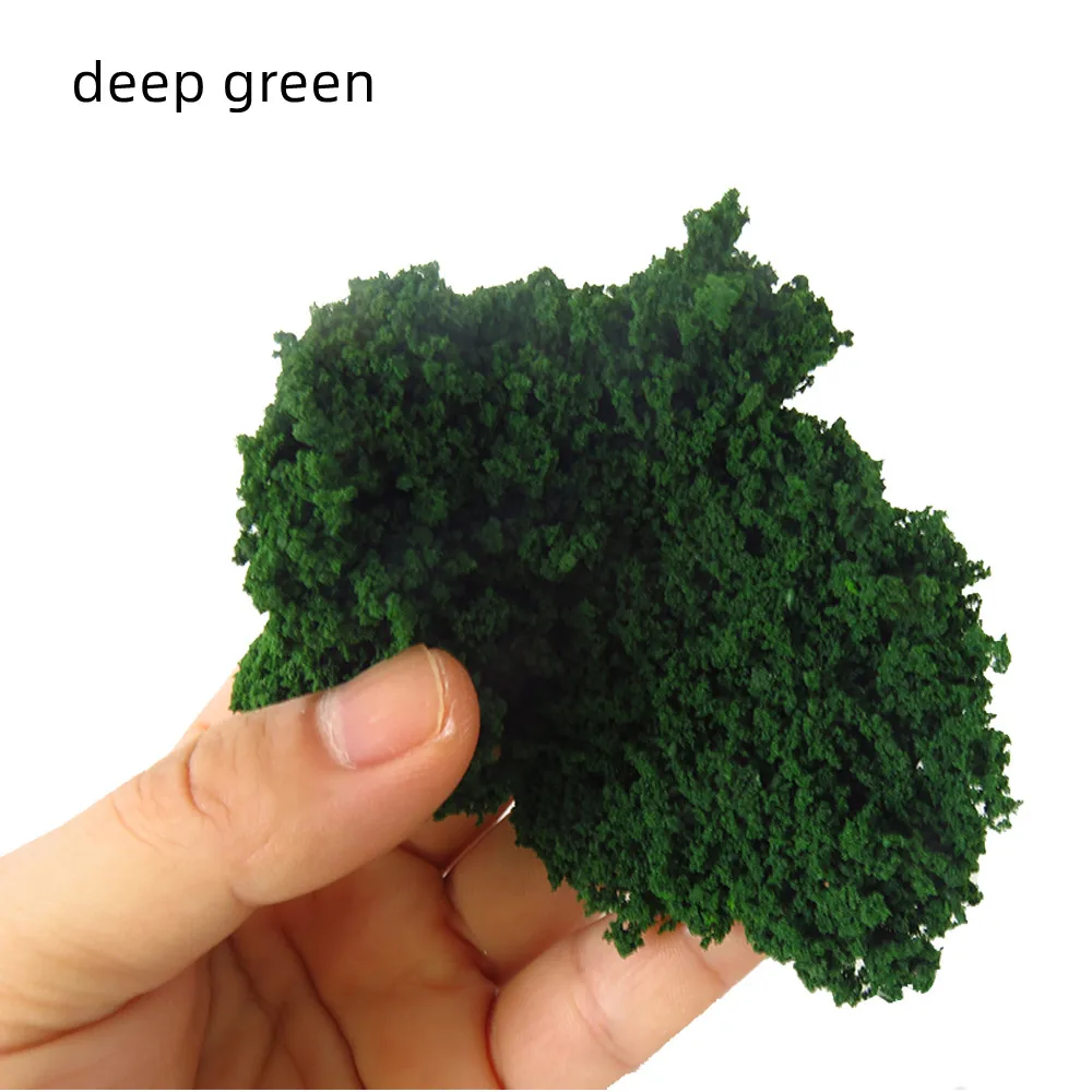 1KG Micro Shrubs Bushes Agglomeration Sponge Model Material Railway Train Tree Powder Military Platform Layout Miniature Scene