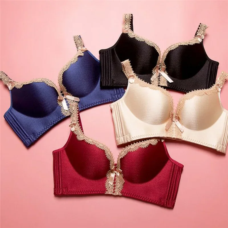 

Bra Set Bralette Push Up Underwear Women Lace Sexy Lingerie Sexy Small Girl Bra and Panty Set