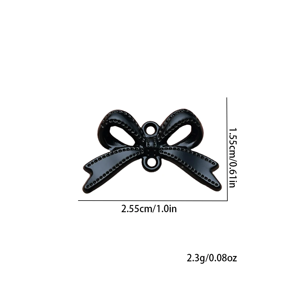 10pcs Butterfly Pendant Connectors Bow Alloy Pendants Jewelry Connectors Handmade Necklace Earrings DIY Jewelry Making Findings image 6
