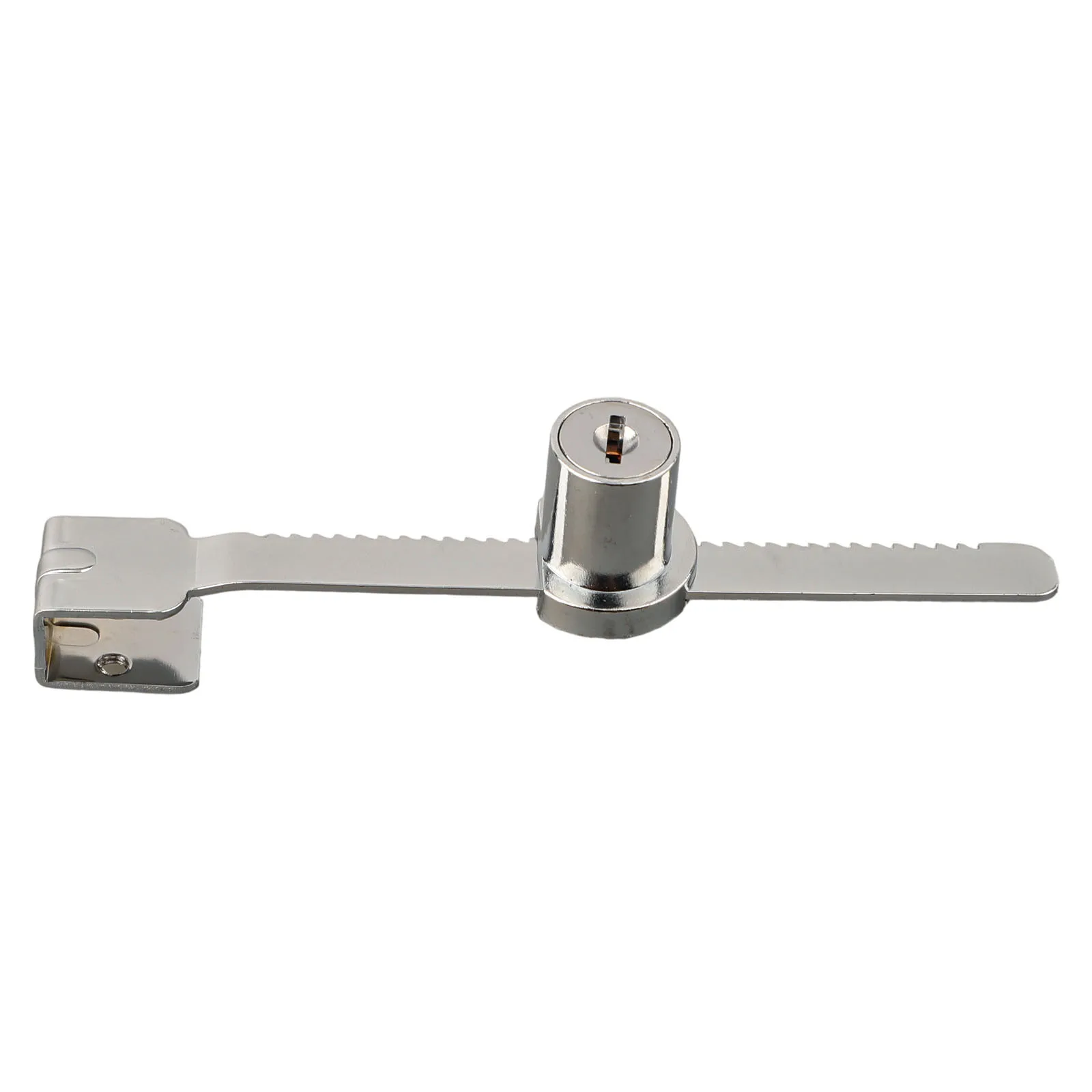 Color Silver Zinc Alloy Glass Lock Glass Cabinet Lock Zinc Alloy Material Comfortable Grip For Sliding Glass Doors