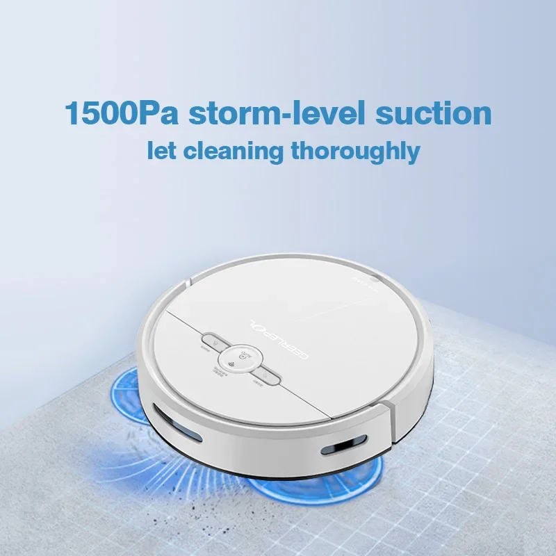 Geerlepol  Product Smart Home Vacuum Cleaner Robot Large Suction Low Noise AI Robot Vacuum Cleaner