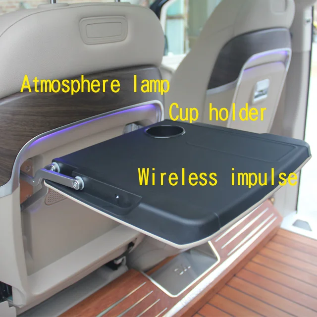 Car folding table wireless charging cup holder Folding table VITO BUS V250 V260  w447  V-CLASS