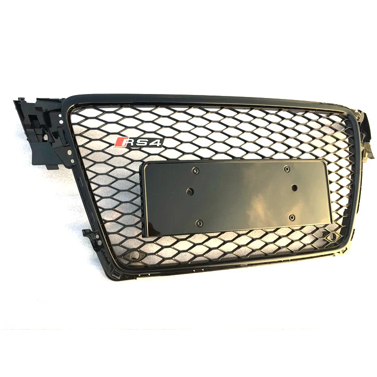 

Hot Sale Auto Parts A4 Upgrade Refit to RS4 B8 Body Kit Front Grille without Logo for RS4 Grill 2008-2012